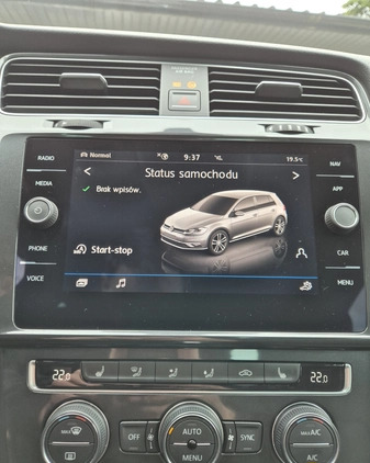 Volkswagen Golf cena 69900 przebieg: 24464, rok produkcji 2018 z Wyszków małe 232